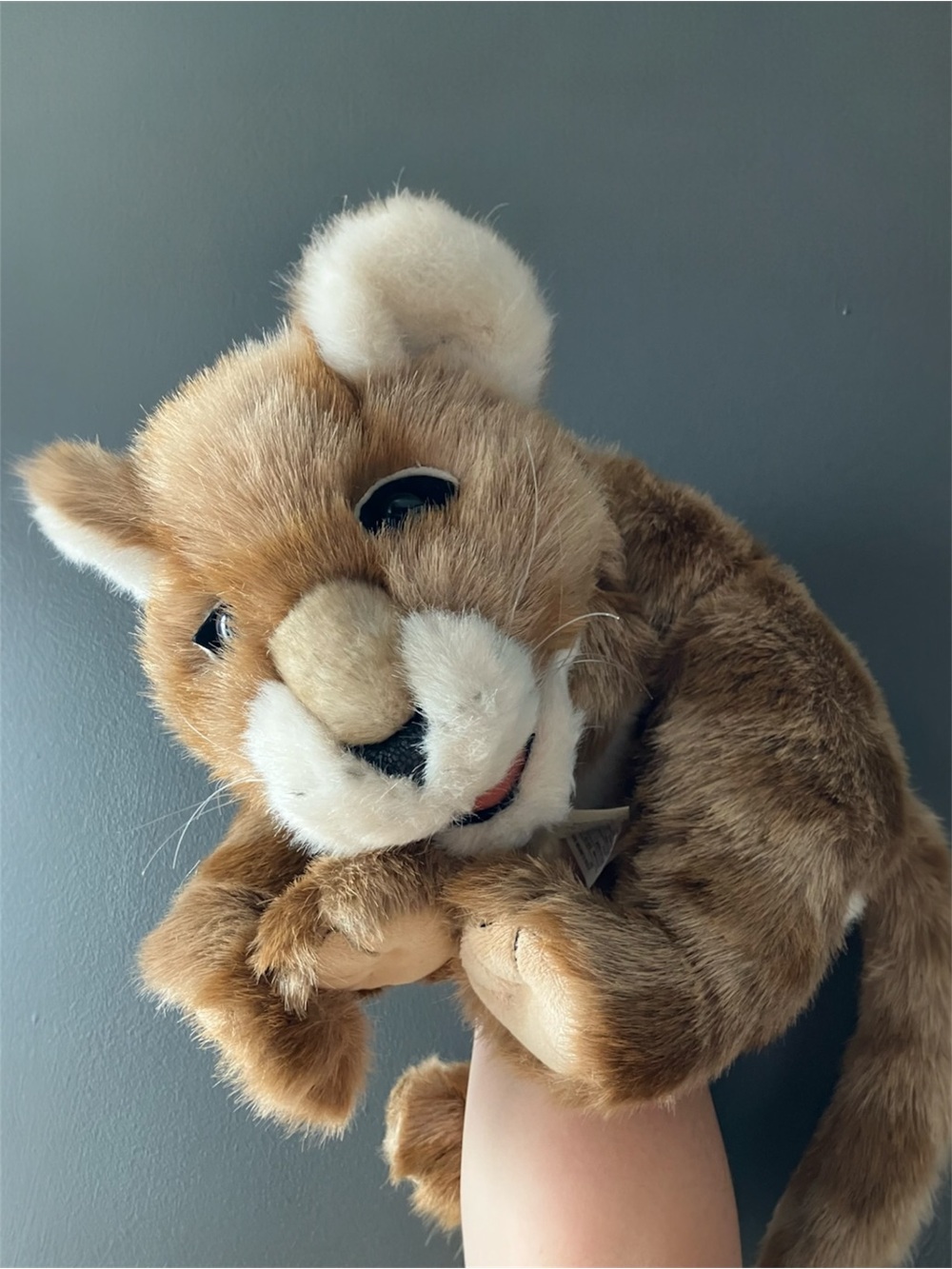 Folkmanis Puppet African Lion Cub Plush Stuffed Animal Marionette Collector